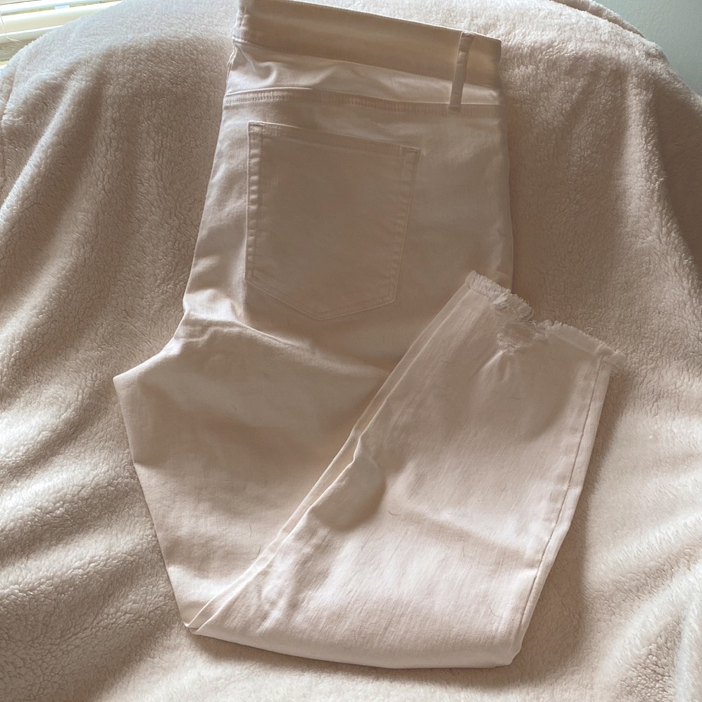Loft White Jeans